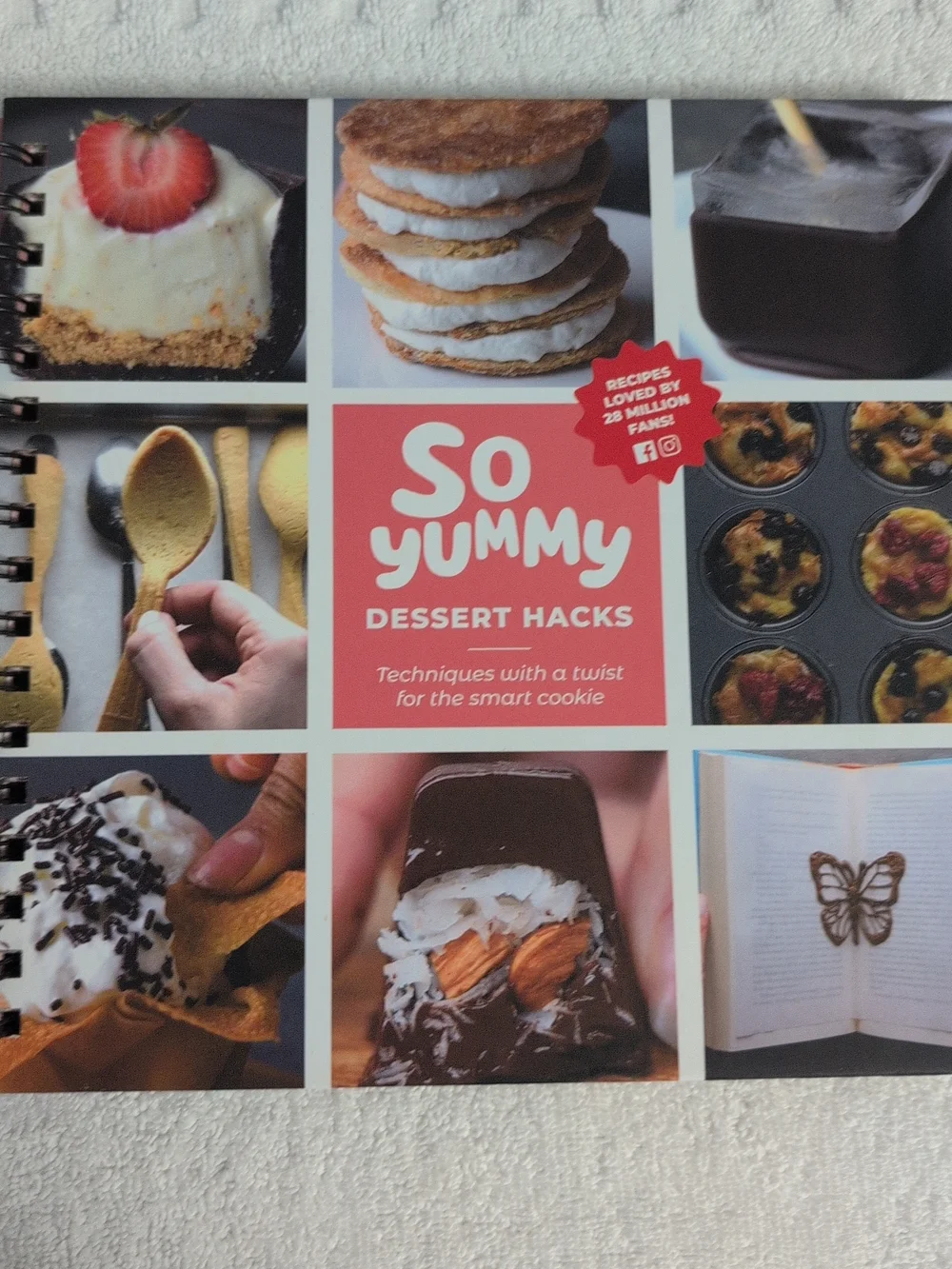 Dessert Hacks Cookbook - Pink Cover